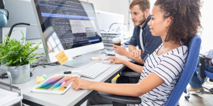 developpeur au travail